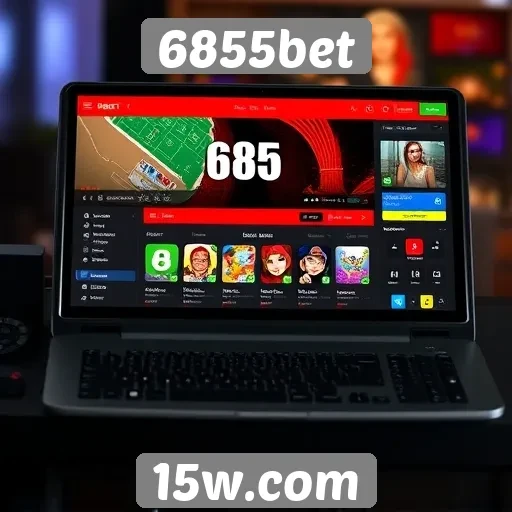 Interface do 6855bet é intuitiva e acessível